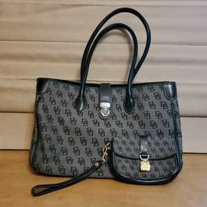 Dooney & Bourke large tote and wristlet